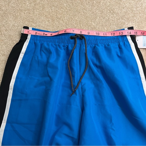 NEW Nike Shorts Mens Medium Blue Swim Trunks Drawstring Outdoor Pool Beach NWT - Picture 6 of 10